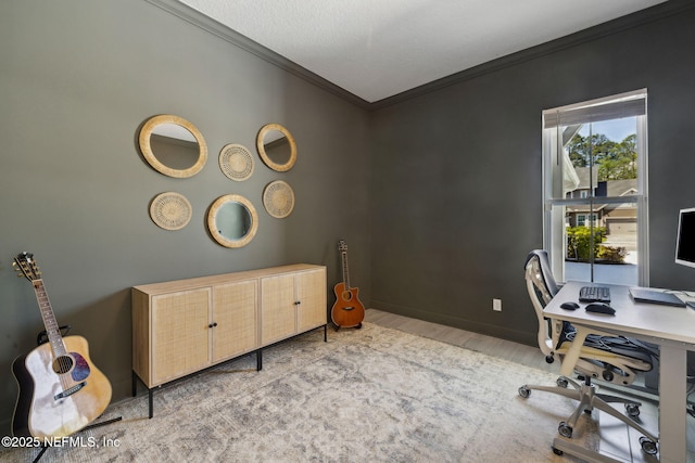 280 Quail Vista Dr, Ponte Vedra, FL 32081 - office space featuring ornamental molding and wood finished floors