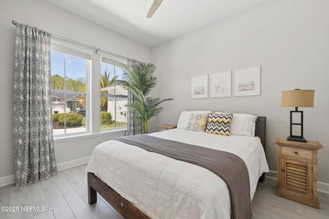 280 Quail Vista Dr, Ponte Vedra, FL 32081 - bedroom featuring light wood-style floors, baseboards, and multiple windows