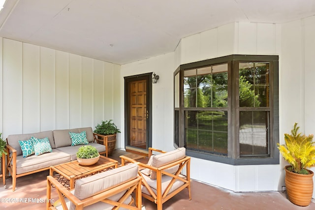 54223 Lisa Dr, Callahan, FL 32011 - view of patio with an outdoor hangout area