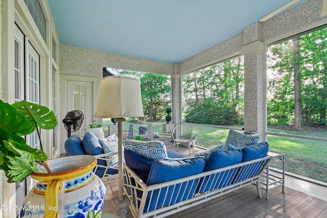 1952 Quaker Ridge Dr, Green Cove Springs, FL 32043 - sunroom / solarium featuring an outdoor living space