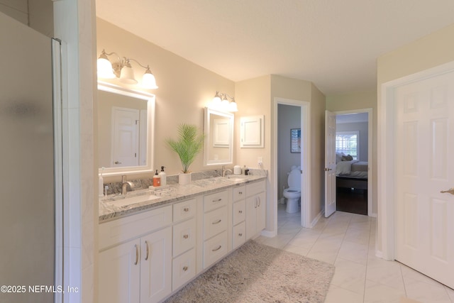 4394 Apple Tree Pl, Jacksonville, FL 32258 - full bath with toilet, a sink, and double vanity