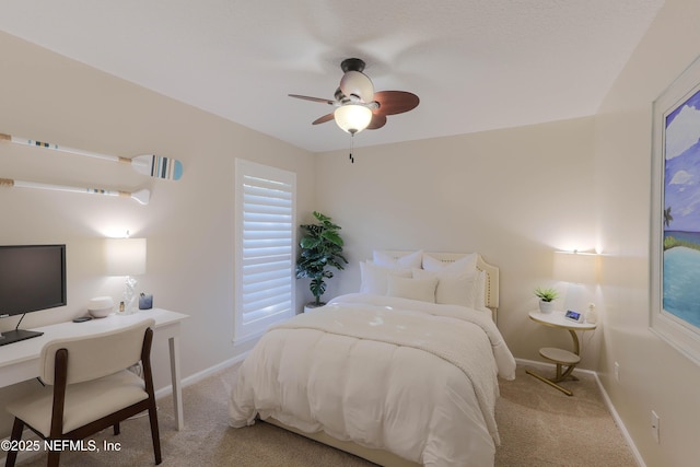 4394 Apple Tree Pl, Jacksonville, FL 32258 - bedroom with a ceiling fan, carpet floors, and baseboards