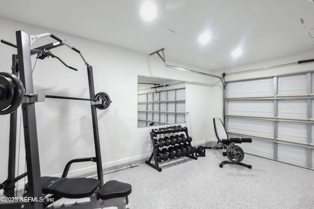 4394 Apple Tree Pl, Jacksonville, FL 32258 - workout room with baseboards