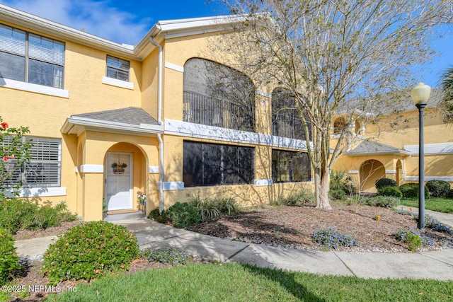 1825 Vista Cove Rd, Saint Augustine, FL 32084 - view of front of house with stucco siding