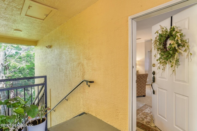 1825 Vista Cove Rd, Saint Augustine, FL 32084 - stairs with attic access