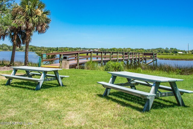 1825 Vista Cove Rd, Saint Augustine, FL 32084 - view of home's community with a yard and a water view