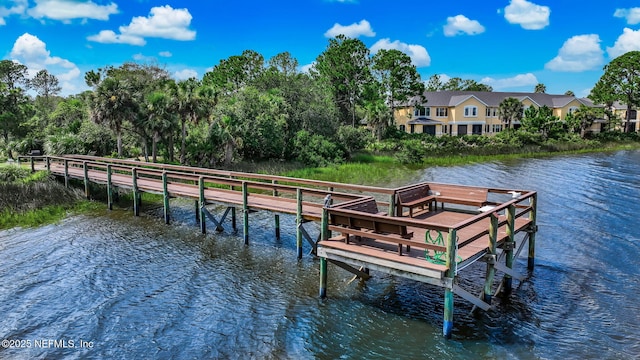 1825 Vista Cove Rd, Saint Augustine, FL 32084 - dock area with a water view