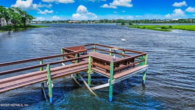 1825 Vista Cove Rd, Saint Augustine, FL 32084 - dock featuring a water view