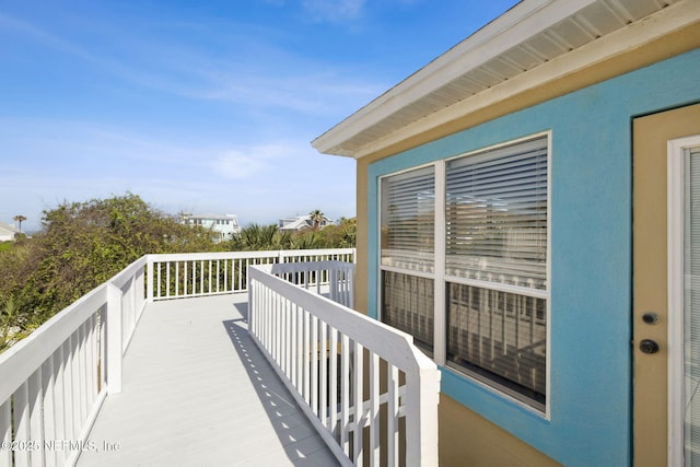 132 Beachside Dr, Ponte Vedra Beach, FL 32082 - view of wooden balcony featuring a wooden deck