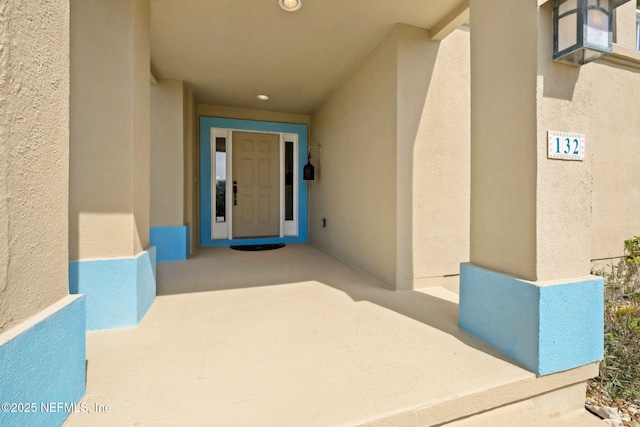 132 Beachside Dr, Ponte Vedra Beach, FL 32082 - view of exterior entry with stucco siding