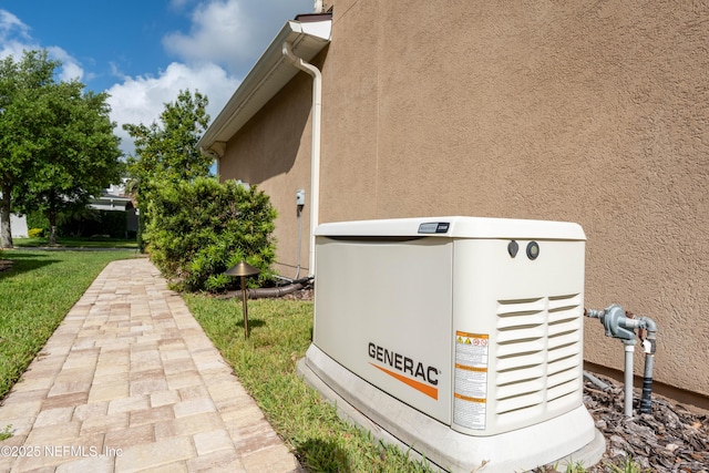 exterior space featuring stucco siding