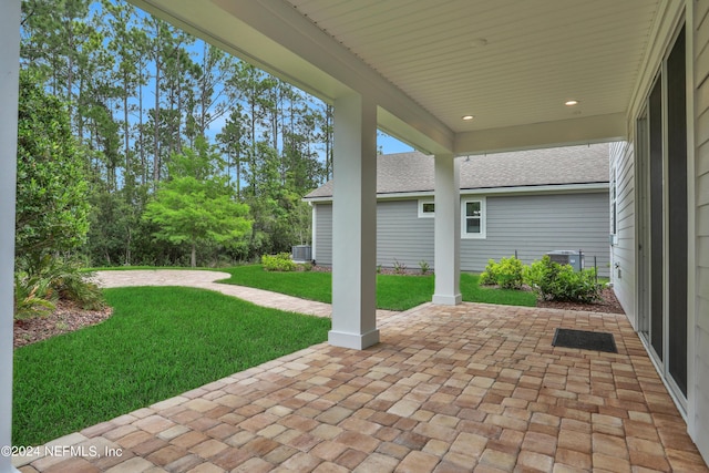 75 Mallow Ct, Saint Johns, FL 32259 - view of patio featuring central AC unit
