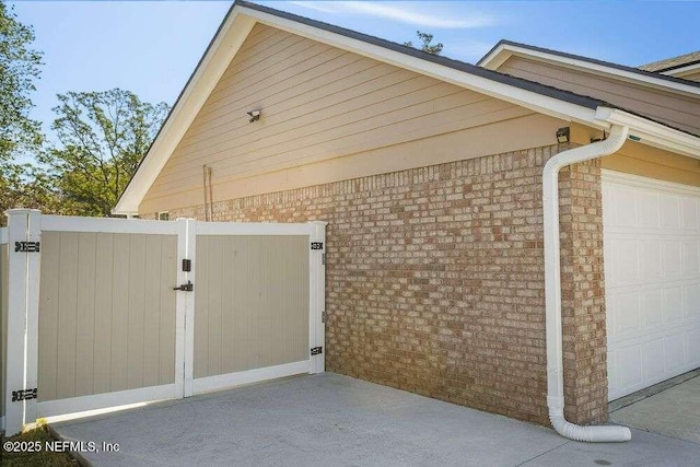 601 Robert Livingston St, Orange Park, FL 32073 - view of property exterior with fence and a gate