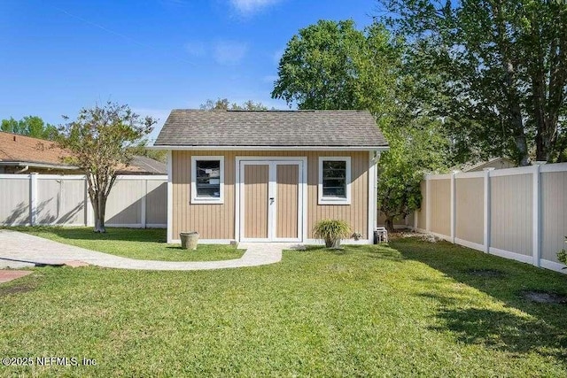 601 Robert Livingston St, Orange Park, FL 32073 - view of shed featuring a fenced backyard