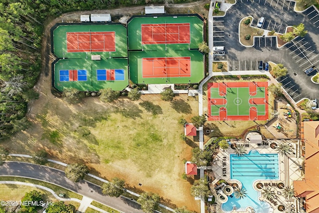 105 Weathered Oak Ct, Saint Johns, FL 32259 - bird's eye view of a pool area