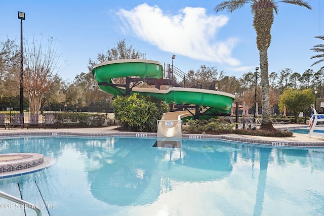 105 Weathered Oak Ct, Saint Johns, FL 32259 - community pool featuring a water slide