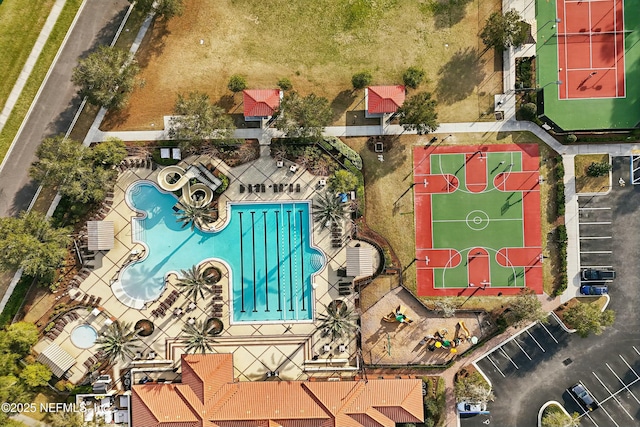 105 Weathered Oak Ct, Saint Johns, FL 32259 - aerial view of a pool area