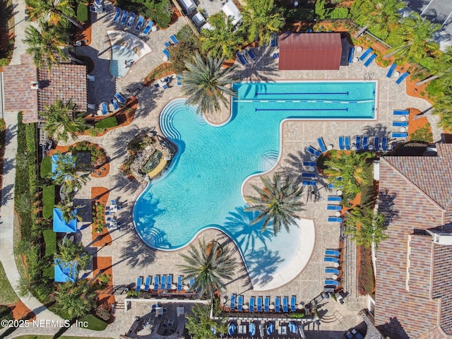 drone / aerial view