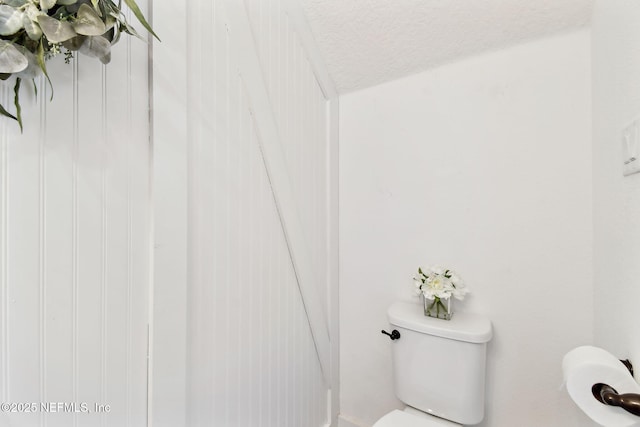 258 Haas Ave, Saint Augustine, FL 32095 - bathroom featuring toilet and a textured ceiling