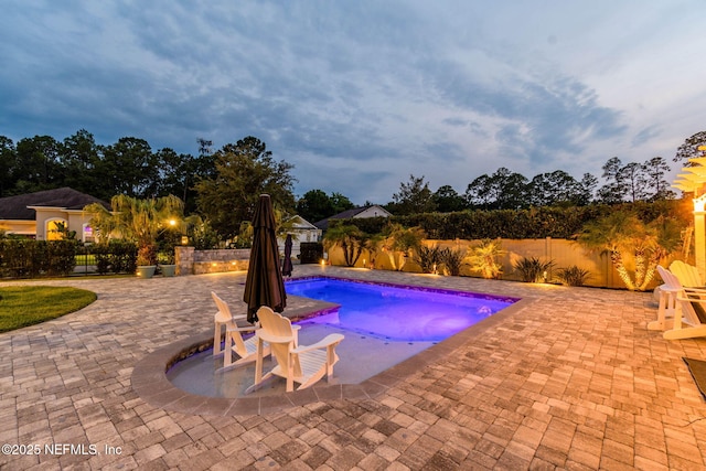 258 Haas Ave, Saint Augustine, FL 32095 - view of pool with a patio area and a fenced backyard
