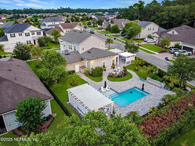 258 Haas Ave, Saint Augustine, FL 32095 - aerial perspective of suburban area with a pool area