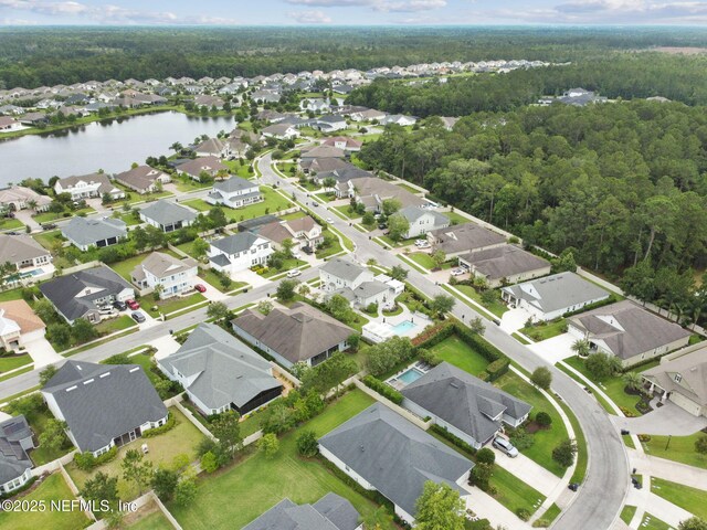 258 Haas Ave, Saint Augustine, FL 32095 - aerial view of property's location with nearby suburban area, a large body of water, and a forest