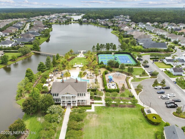 258 Haas Ave, Saint Augustine, FL 32095 - aerial view of residential area with a large body of water