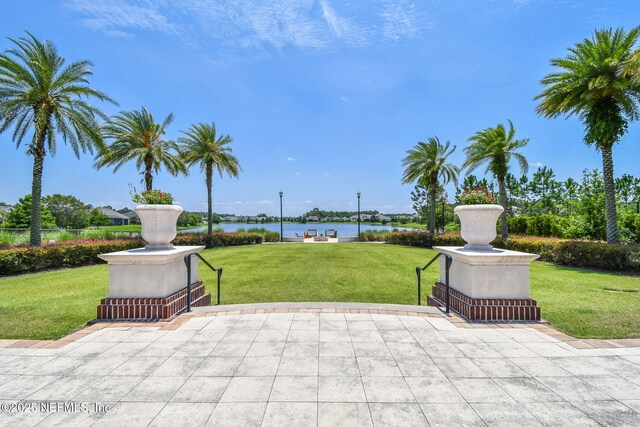258 Haas Ave, Saint Augustine, FL 32095 - view of patio with a water view