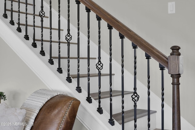 view of stairs