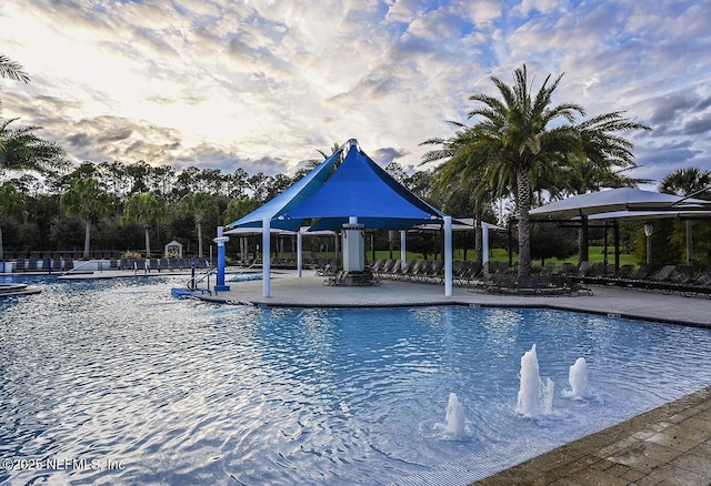 view of community pool