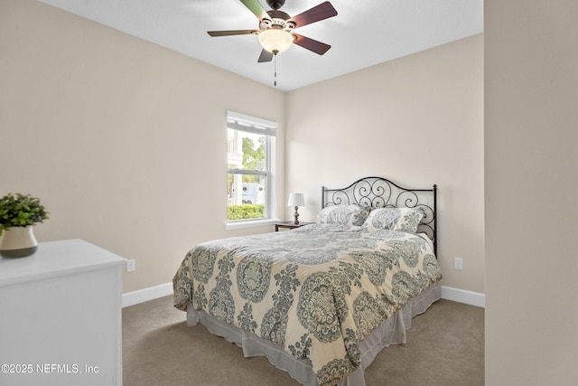 243 Olivette St, Saint Johns, FL 32259 - carpeted bedroom featuring baseboards and a ceiling fan