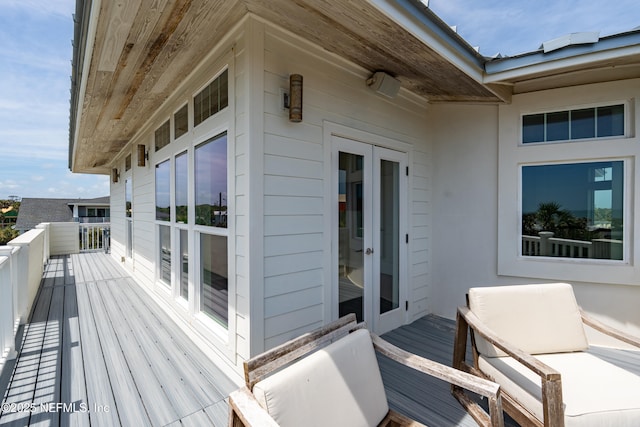 890 Beach Ave, Atlantic Beach, FL 32233 - deck with french doors