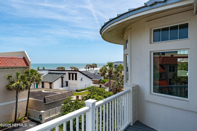 890 Beach Ave, Atlantic Beach, FL 32233 - balcony with a water view