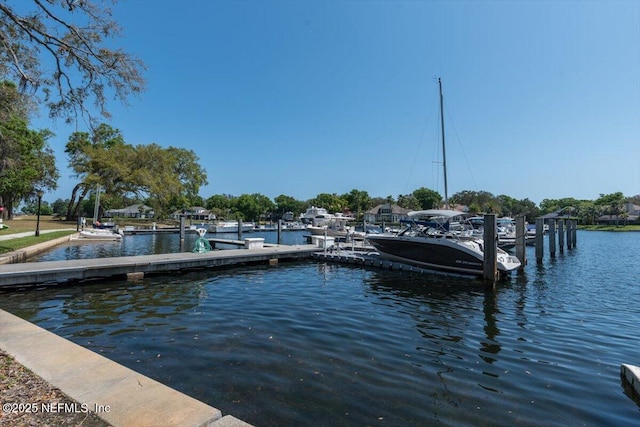 13648 Marsh Harbor Dr N, Jacksonville, FL 32225 - view of dock featuring a water view
