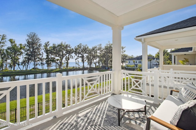 157 Oak Pk Dr, Saint Johns, FL 32259 - balcony with a water view