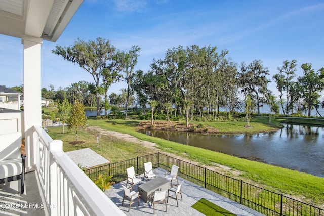 157 Oak Pk Dr, Saint Johns, FL 32259 - balcony featuring a water view