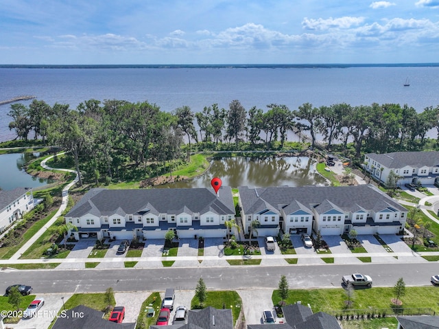 157 Oak Pk Dr, Saint Johns, FL 32259 - aerial perspective of suburban area with a large body of water