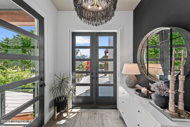 3516 1st St S, Jacksonville Beach, FL 32250 - doorway to outside featuring a wealth of natural light and french doors