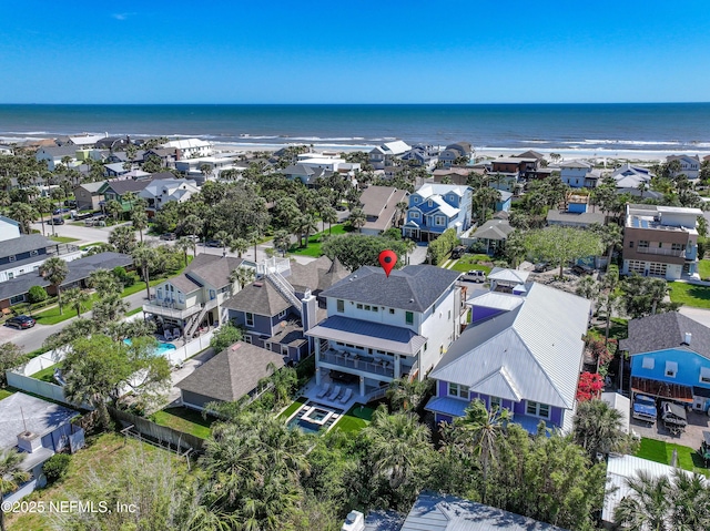 3516 1st St S, Jacksonville Beach, FL 32250 - aerial view featuring a water view and a residential view