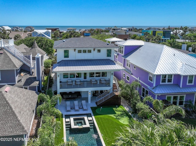 3516 1st St S, Jacksonville Beach, FL 32250 - aerial view featuring a residential view