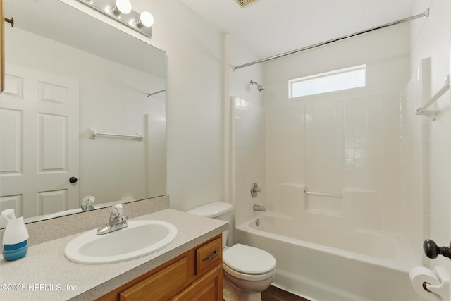 1217 Maclaren St, Saint Augustine, FL 32092 - full bath with toilet, vanity, and shower / bath combination