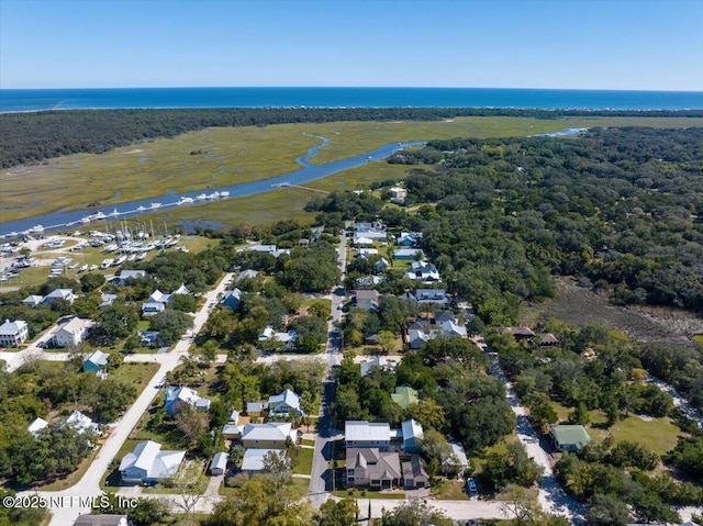 900 White St, Fernandina Beach, FL 32034 - aerial overview of property's location featuring a nearby body of water