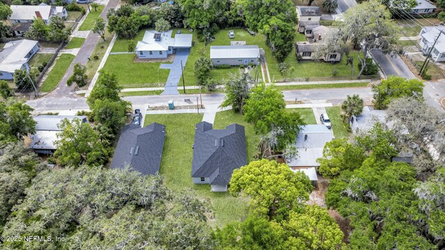 bird's eye view featuring a residential view