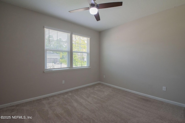 75309 White Rabbit Ave, Yulee, FL 32097 - spare room featuring a ceiling fan and light carpet