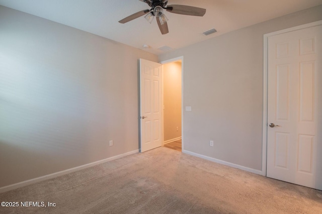 75309 White Rabbit Ave, Yulee, FL 32097 - unfurnished bedroom with carpet and ceiling fan