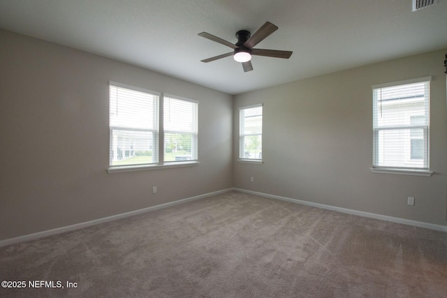 75309 White Rabbit Ave, Yulee, FL 32097 - carpeted empty room featuring ceiling fan and baseboards