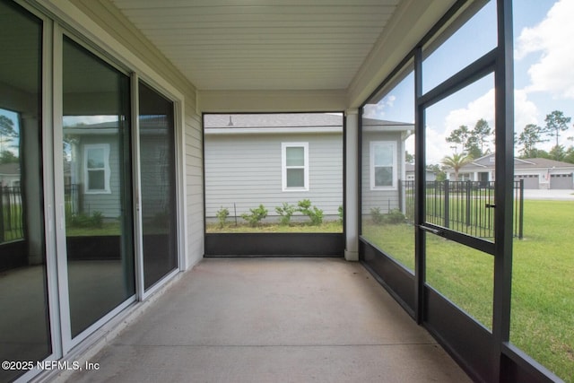 75309 White Rabbit Ave, Yulee, FL 32097 - view of unfurnished sunroom