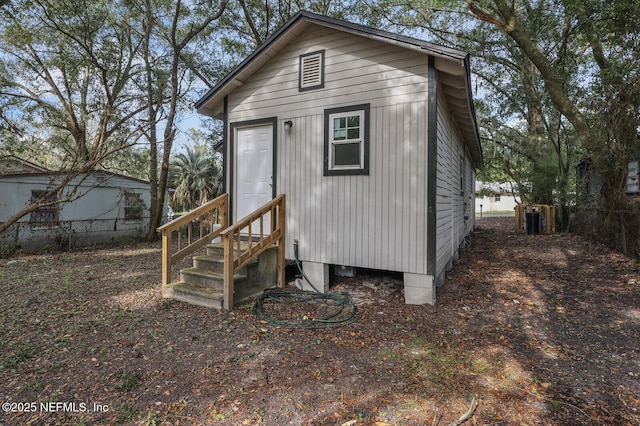 1354 Crestwood St, Jacksonville, FL 32208 - view of outdoor structure featuring fence