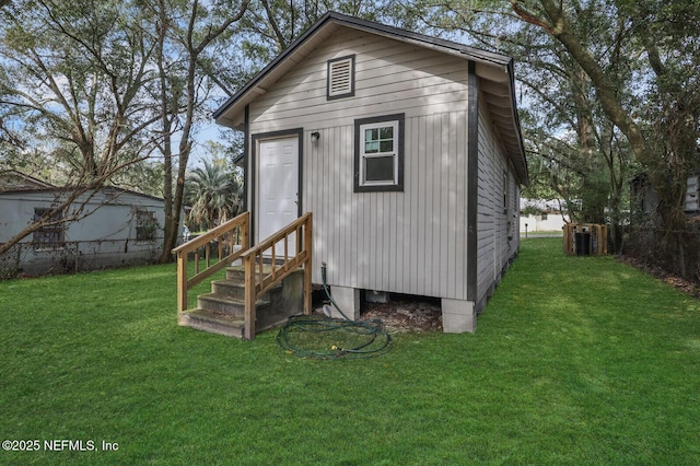 1354 Crestwood St, Jacksonville, FL 32208 - view of outbuilding featuring fence