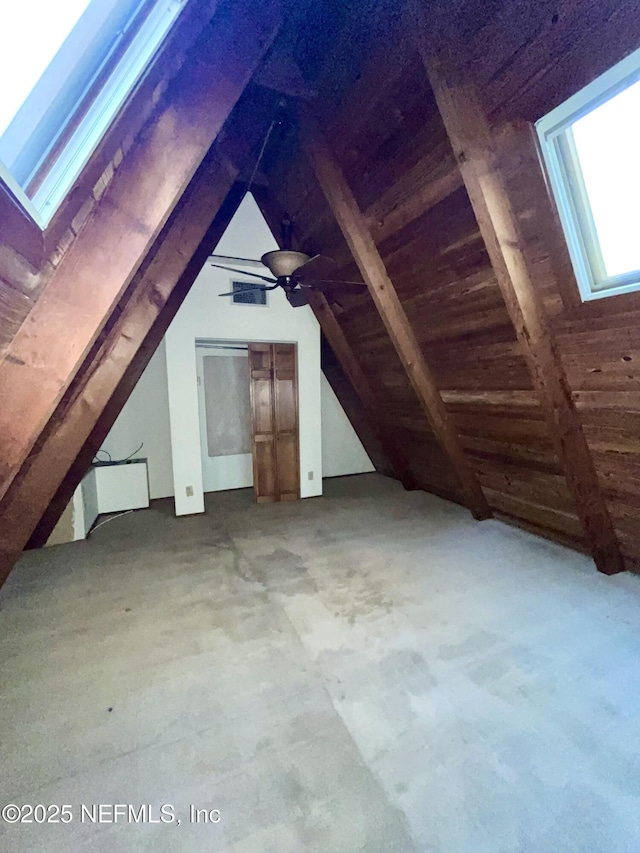510 W Hillsborough Ave, Florahome, FL 32140 - additional living space with vaulted ceiling